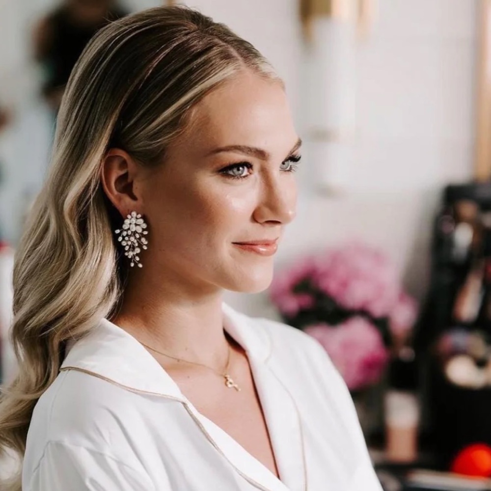 Untamed Petals Moore earrings in Silver